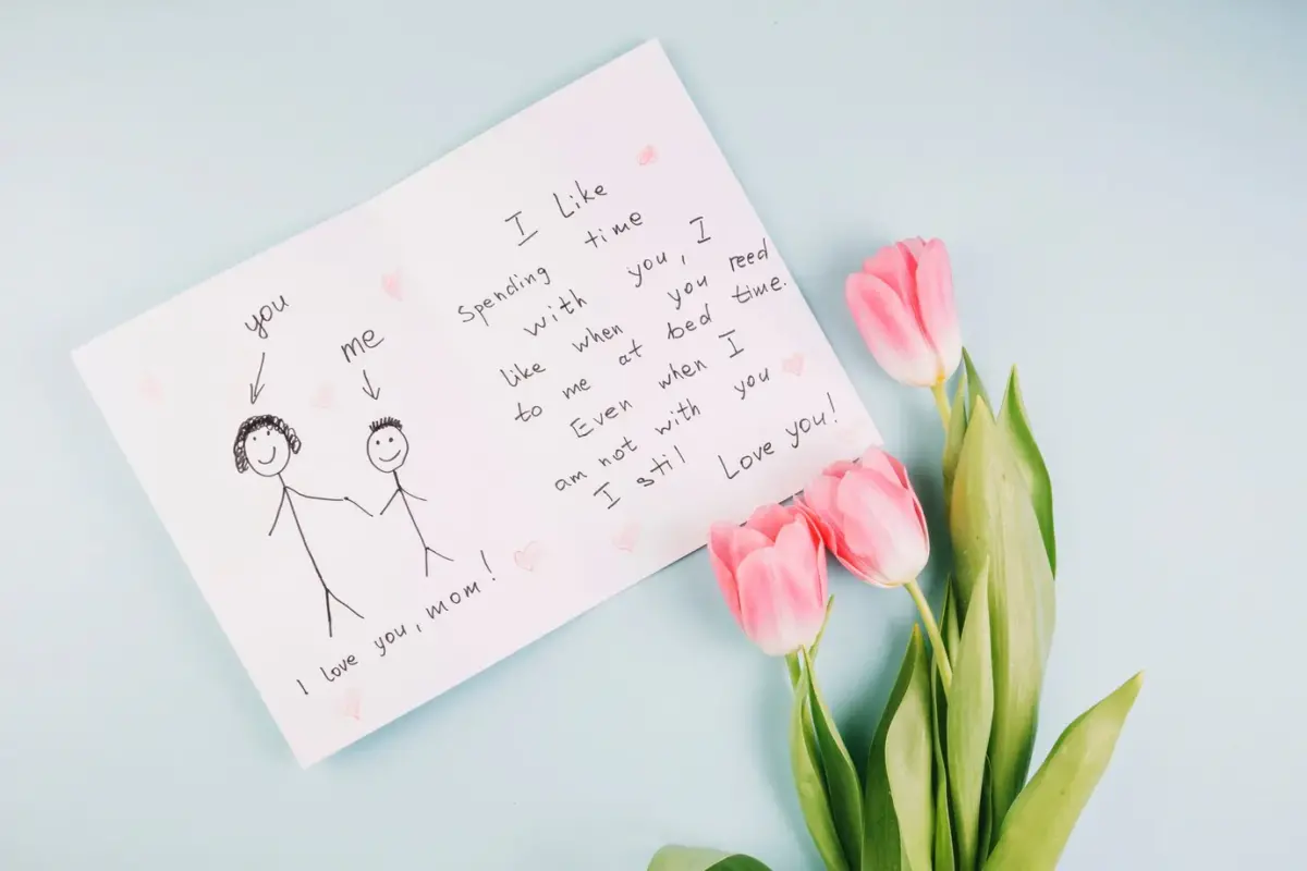 Handwritten note can add significant value to any floral gift
