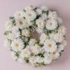 Eternal Peace Wreath - Funeral Flowers with Roses, Gerberas & Eucalyptus