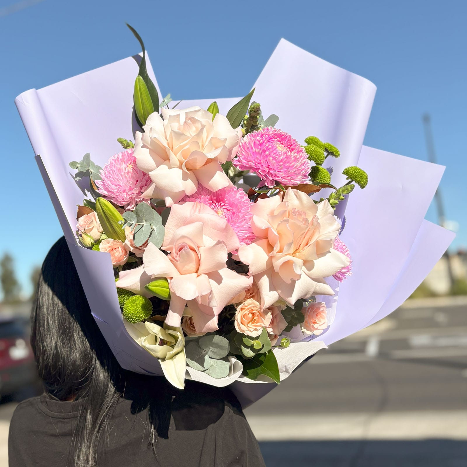 Periwinkle Dreams Bouquet 3 Periwinkle Dreams Mothers Day Bouquet 3