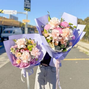 Periwinkle Dreams Bouquet 7 Periwinkle Dreams Mothers Day Bouquet 4